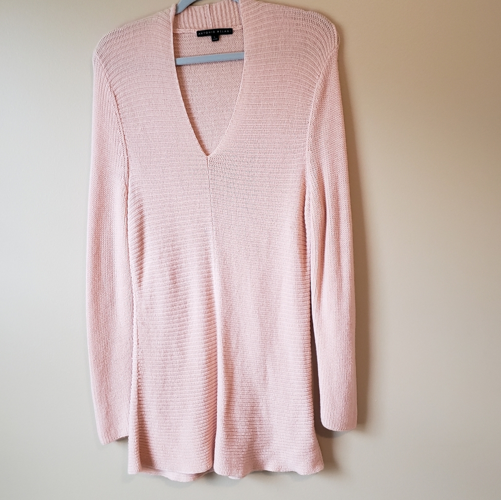 Antonio Melani soft pink tunic sweater
